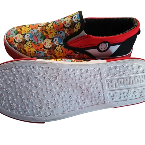 Pokemon Kids Sneakers - Red, Black, White - Picture 4 of 5